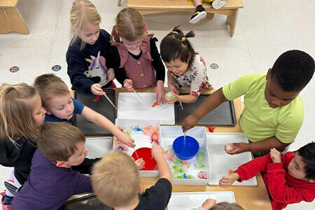 Explore Catholic education options including Cogito Academy and early learning